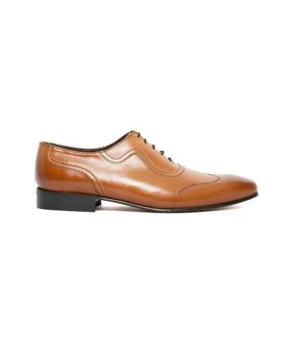 Mens Barker, Leather Grayson, Formal Tan Lace Up