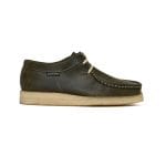 Mens Grasshoppers, Leather Scott, Casual Olive Moccasins