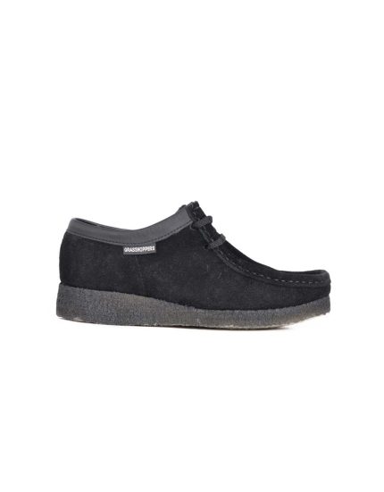 Youth Grasshoppers, Leather Taylor, Casual Black Moccasins