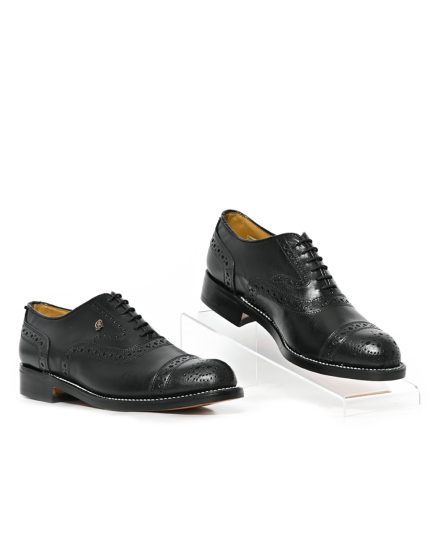 Mens C&J, Leather Brayden, Formal Black Lace Up