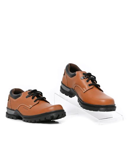 Mens Bronx, Leather Frank, Casual Tan Lace Up