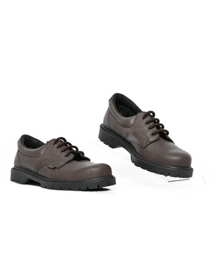 Mens Bronx, Leather Ace, Casual Choc Lace Up