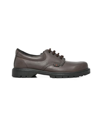 Mens Bronx, Leather Ace, Casual Choc Lace Up