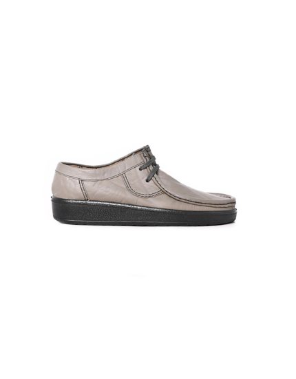 Mens Grasshoppers, Leather Hornsby, Casual Grey Moccasins