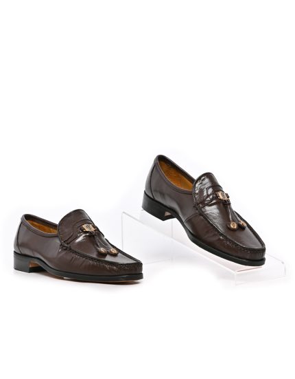 Mens C&J, Leather Evan, Formal Mocca Moccasins