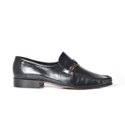 Mens Barker, Leather Louis, Formal Black Moccasins