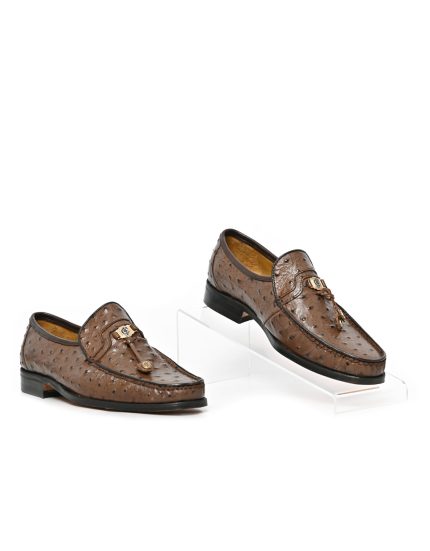 Mens C&J, Leather Evan, Formal Brown Moccasins