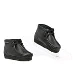 Kiddies Grasshoppers, Leather Luca, Casual Black Moccasins