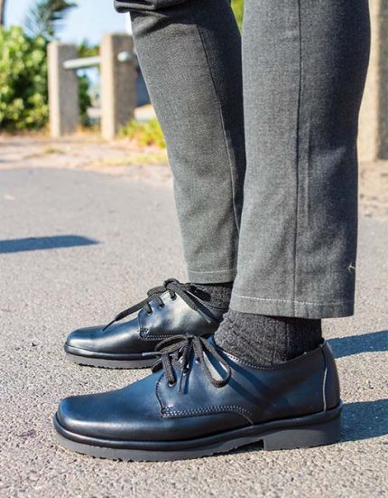 Mens Grasshoppers, Leather Cruz, Casual Black Lace Up