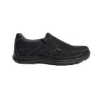 Mens Grasshoppers, Rocco, Casual Black Slip On