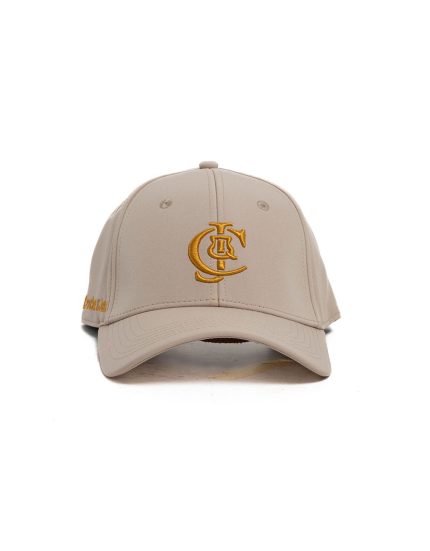 Mens C&J Casual Plain Logo Cap Sand