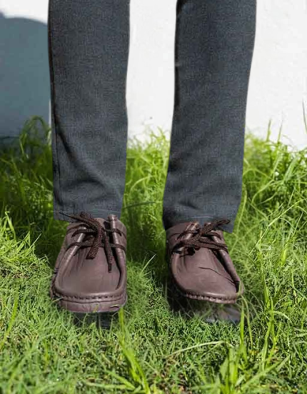 Mens Grasshoppers, Leather Hornsby, Casual Chestnut Moccasins