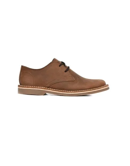 Mens Bronx, Leather Hendrix, Casual Dark Tan Lace Up