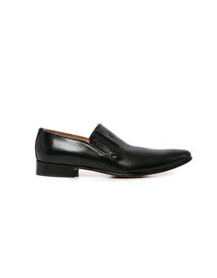 Mens C&J, Leather Logan, Formal Black Slip On