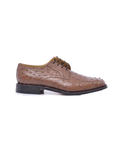 Mens C&J, Leather Adam-Ostrich, Formal Kango Lace Up