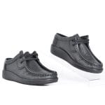 Kiddies Grasshoppers, Leather Hornsby, Casual Black Moccasins