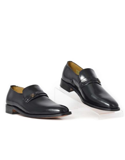 Mens C&J, Leather Ryder, Formal Black Slip On