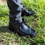 Mens Grasshoppers, Leather Hornsby, Casual Black Moccasins