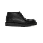 Mens Grasshoppers, Leather Union, Casual Black Lace Up