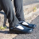 Ladies Grasshoppers, Leather Eureka, Casual Black Babydoll