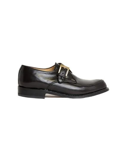 Crockett & Jones Men's Knox Monk Strap Formal Shoe | Cafe