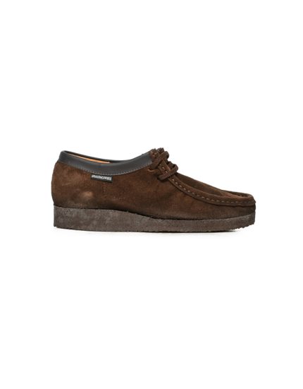 Mens Grasshoppers, Leather Taylor, Casual Dark Brown Moccasins