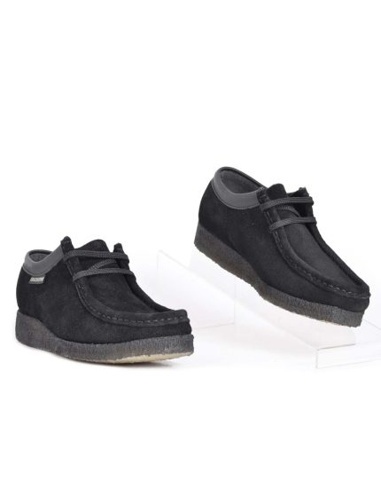 Youth Grasshoppers, Leather Taylor, Casual Black Moccasins
