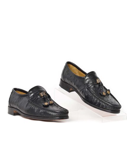 Mens C&J, Leather Evan, Formal Black Moccasins