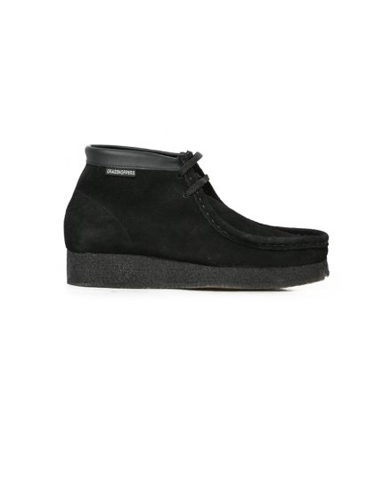 Mens Grasshoppers, Leather Aston, Casual Black Moccasins