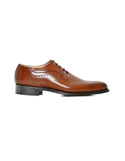 Mens C&J, Leather Ace, Formal Tan Lace Up