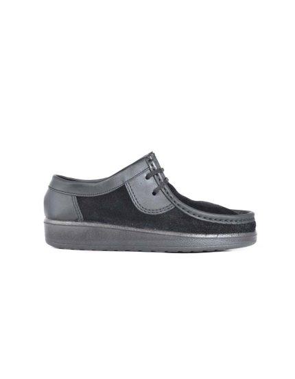 Mens Grasshoppers, Leather Hornsby, Casual Black Moccasins
