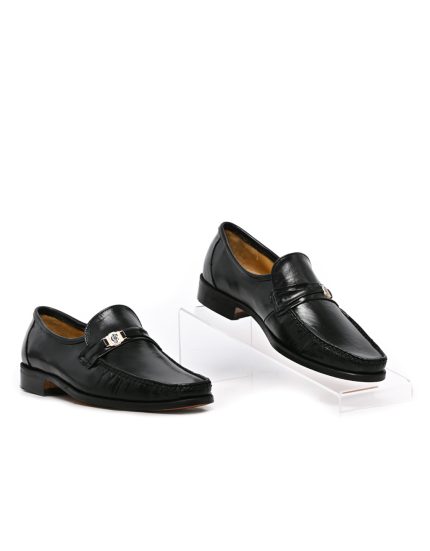 Mens C&J, Leather Vincent, Formal Black Moccasins
