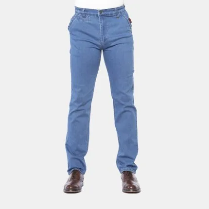 Mens C&J Clothing, Conner-Stretch-5-Pocket, Blue Jeans