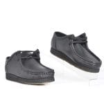 Kiddies Grasshoppers, Leather Milo, Casual Black Moccasins