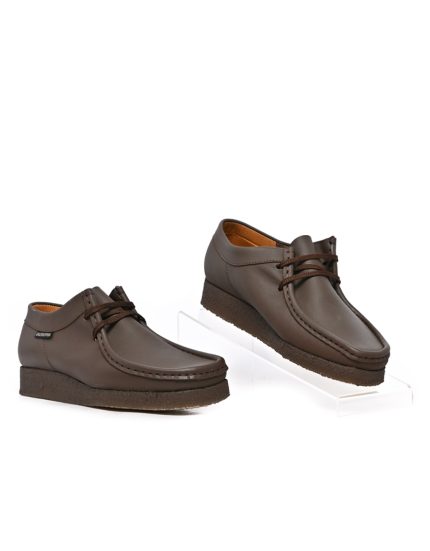 Mens Grasshoppers, Leather Denver, Casual Dark Brown Moccasins