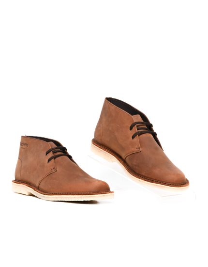 Mens Grasshoppers, Leather Carson, Casual Red Brown Vellie
