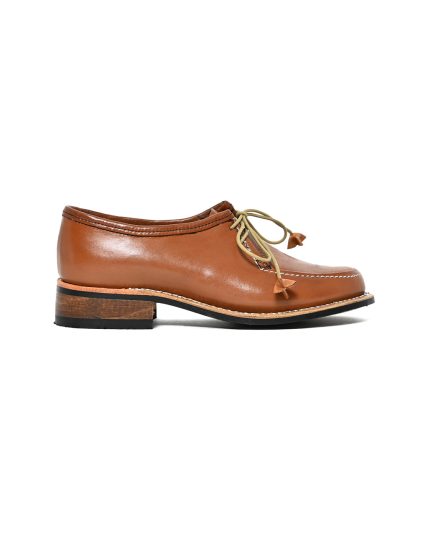 Ladies Barker, Leather Tamarin, Formal Tan Lace Up