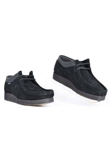 Mens Grasshoppers, Leather Denver, Casual Black Moccasins