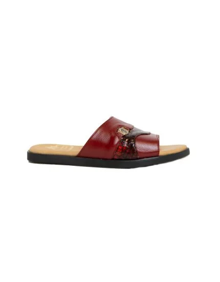 Mens C&J, Leather Ross, Formal Red Sandals