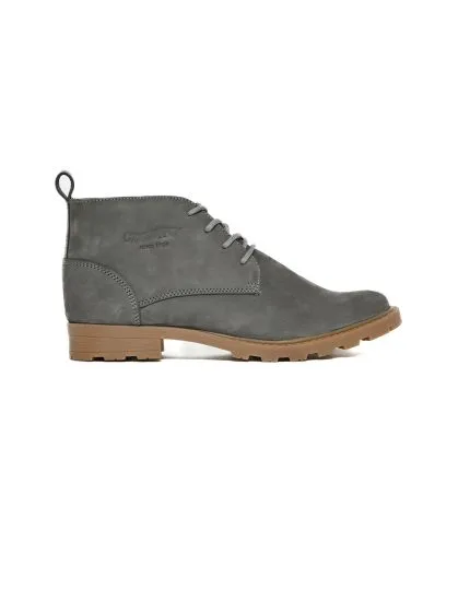 Ladies Grasshoppers, Leather Cariss, Casual Grey Boot