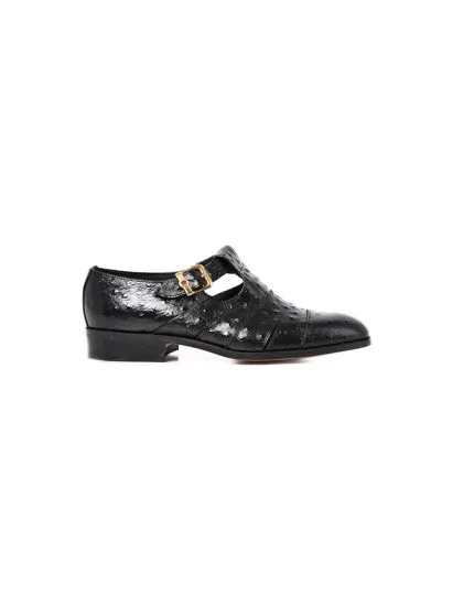Mens C&J, Leather Lucas, Formal Black Sandals