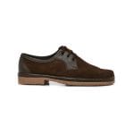 Mens Grasshoppers, Leather Sierra, Casual Dark Brown Lace Up