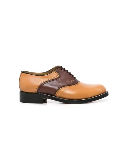 Crockett & Jones Men’s Harrison Saddle Oxford Shoe