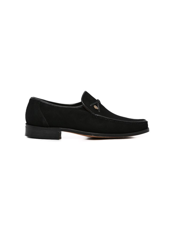 Crockett & Jones Men’s James Formal Moccasin | Black Suede