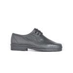 Mens Grasshoppers, Leather Sierra, Casual Black Lace Up