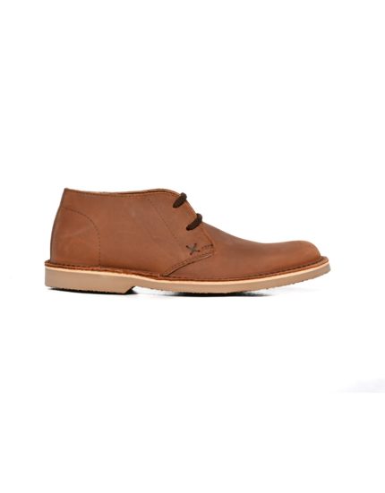 Mens Grasshoppers, Leather Duke, Casual Red Brown Lace Up