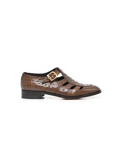 Mens C&J, Leather Myles, Formal Brown Sandals
