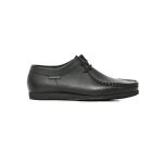 Mens Grasshoppers, Leather Wyatt, Casual Black Lace Up
