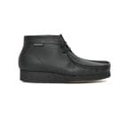 Mens Grasshoppers, Leather Aston, Casual Black Moccasins