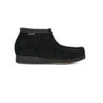 Youth Grasshoppers, Leather Reed, Casual Black Moccasins